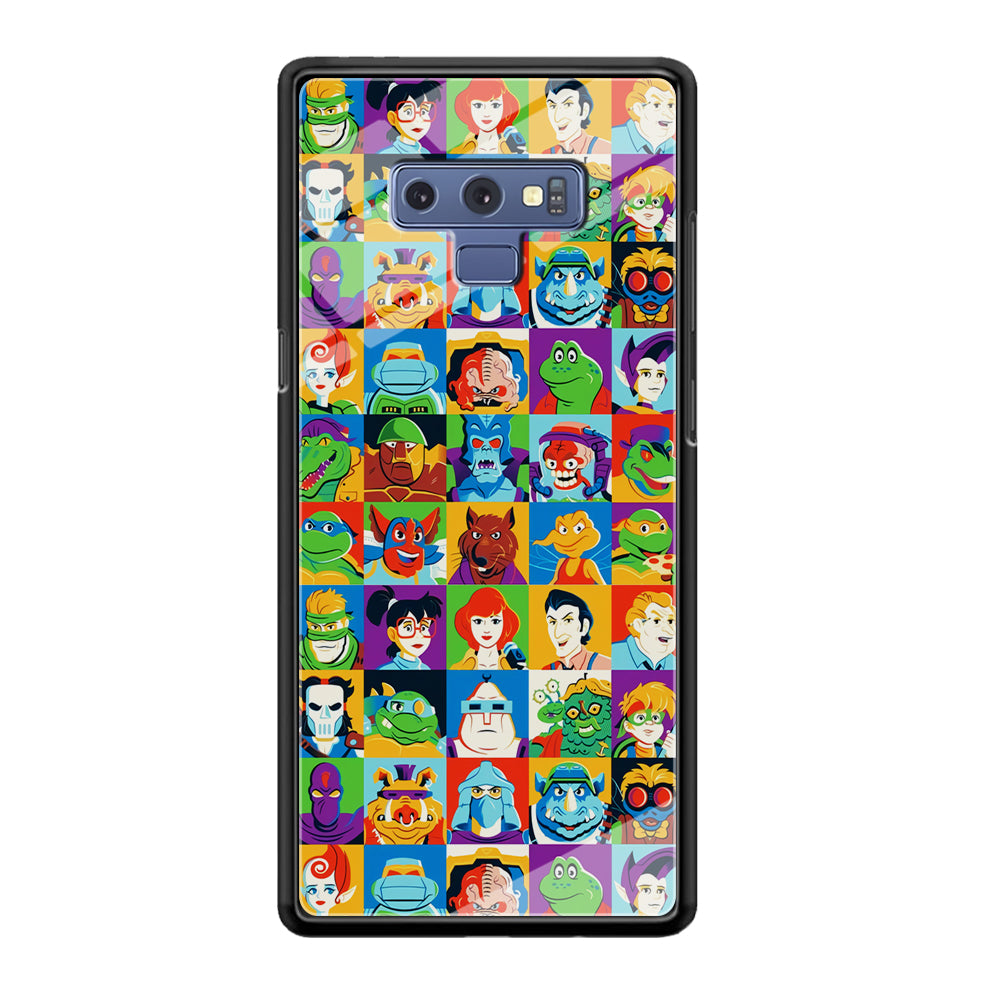 Teenage Mutant Ninja Turtles Character in Collage Samsung Galaxy Note 9 Case