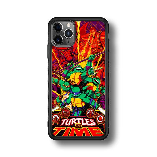 Teenage Mutant Ninja Turtles In Time Poster iPhone 11 Pro Case