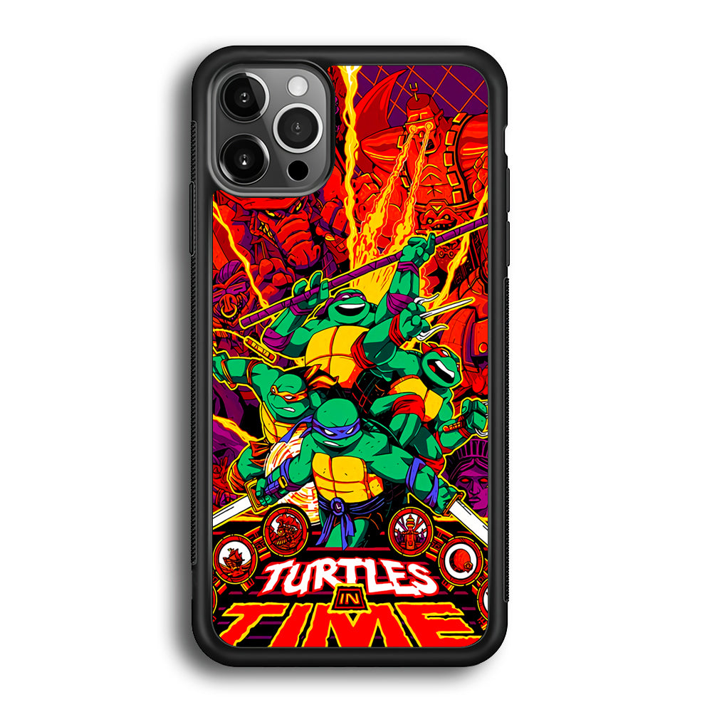 Teenage Mutant Ninja Turtles In Time Poster iPhone 12 Pro Case