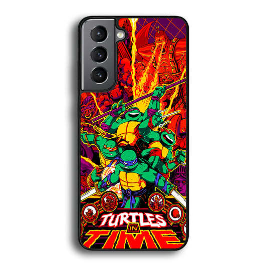 Teenage Mutant Ninja Turtles In Time Poster Samsung Galaxy S21 Plus Case