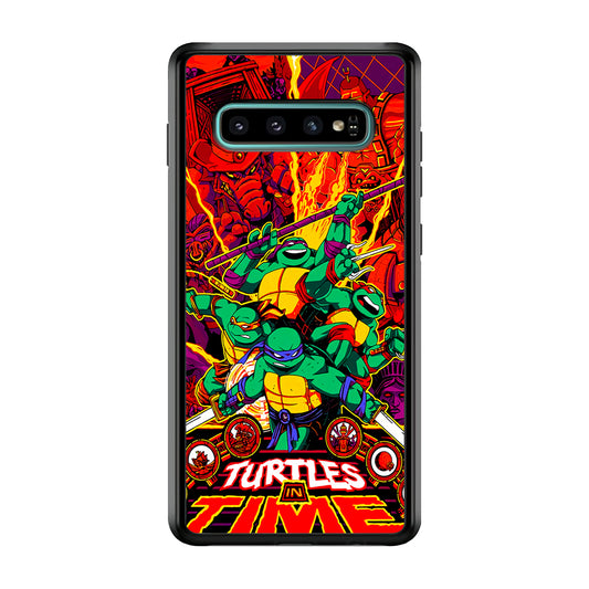 Teenage Mutant Ninja Turtles In Time Poster Samsung Galaxy S10 Plus Case