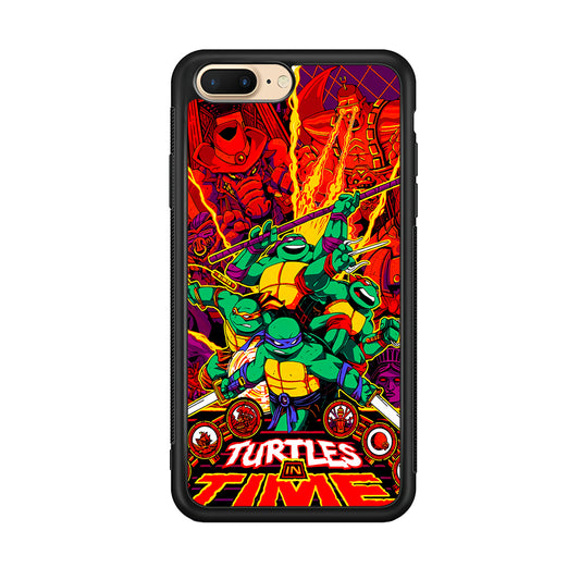 Teenage Mutant Ninja Turtles In Time Poster iPhone 8 Plus Case