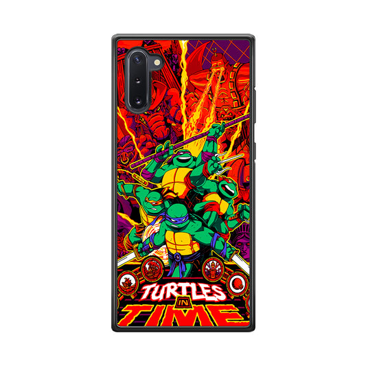 Teenage Mutant Ninja Turtles In Time Poster Samsung Galaxy Note 10 Case