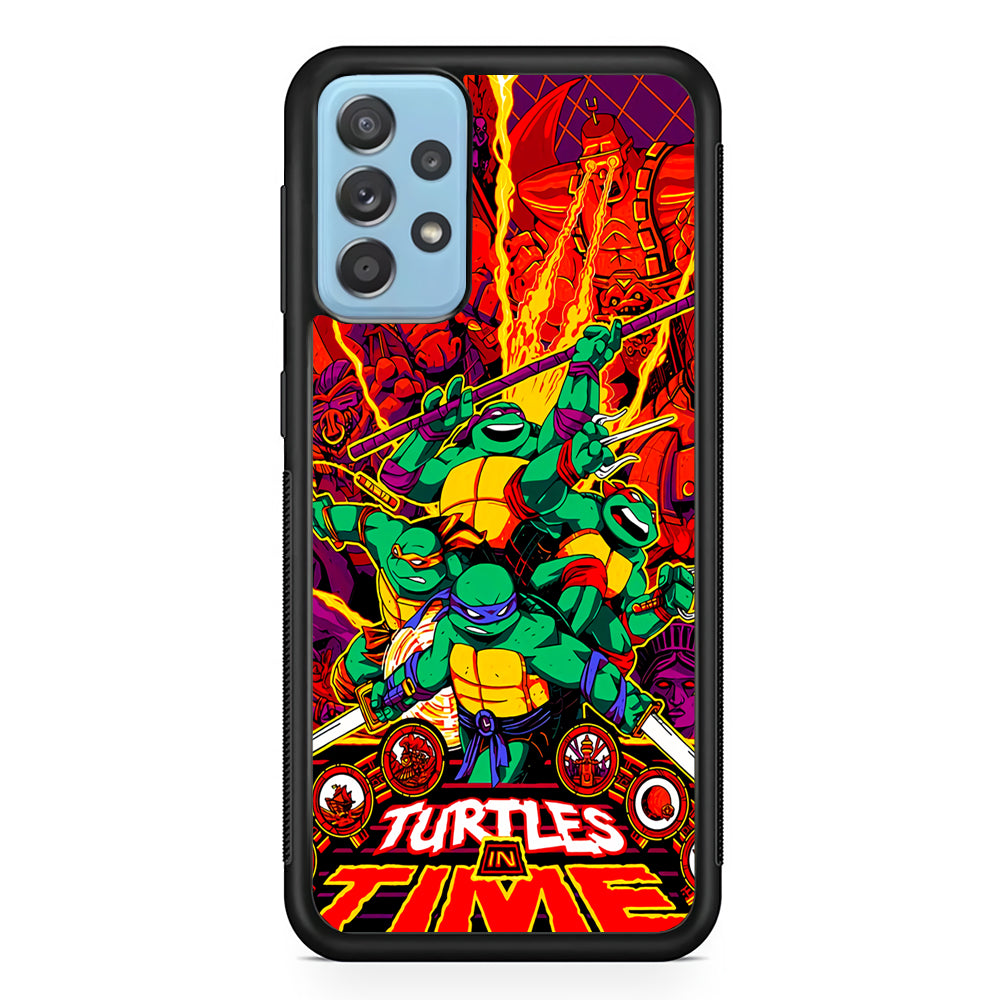 Teenage Mutant Ninja Turtles In Time Poster Samsung Galaxy A52 Case