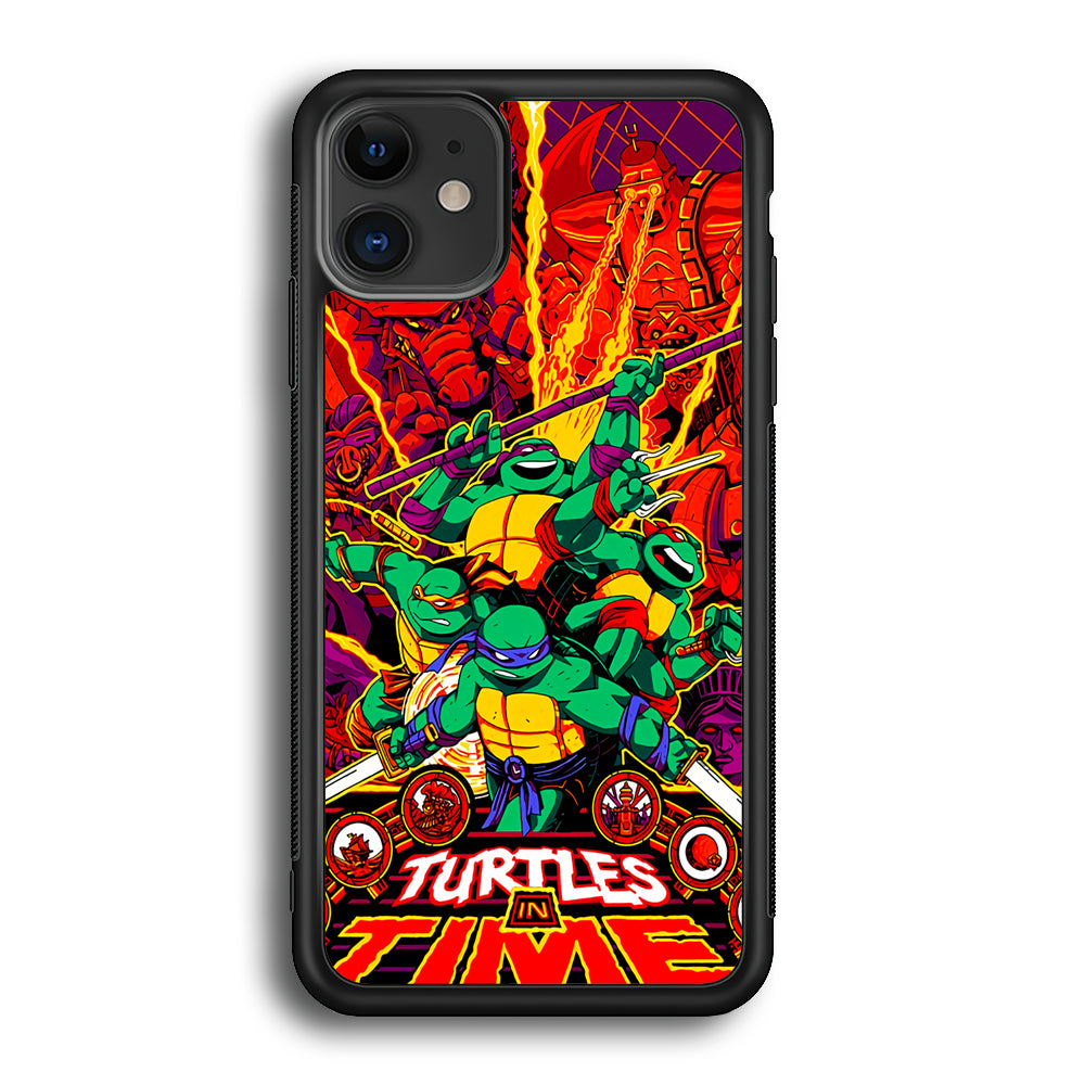 Teenage Mutant Ninja Turtles In Time Poster iPhone 12 Case