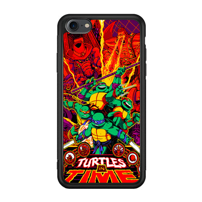 Teenage Mutant Ninja Turtles In Time Poster iPhone 8 Case
