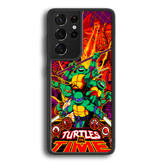 Teenage Mutant Ninja Turtles In Time Poster Samsung Galaxy S21 Ultra Case