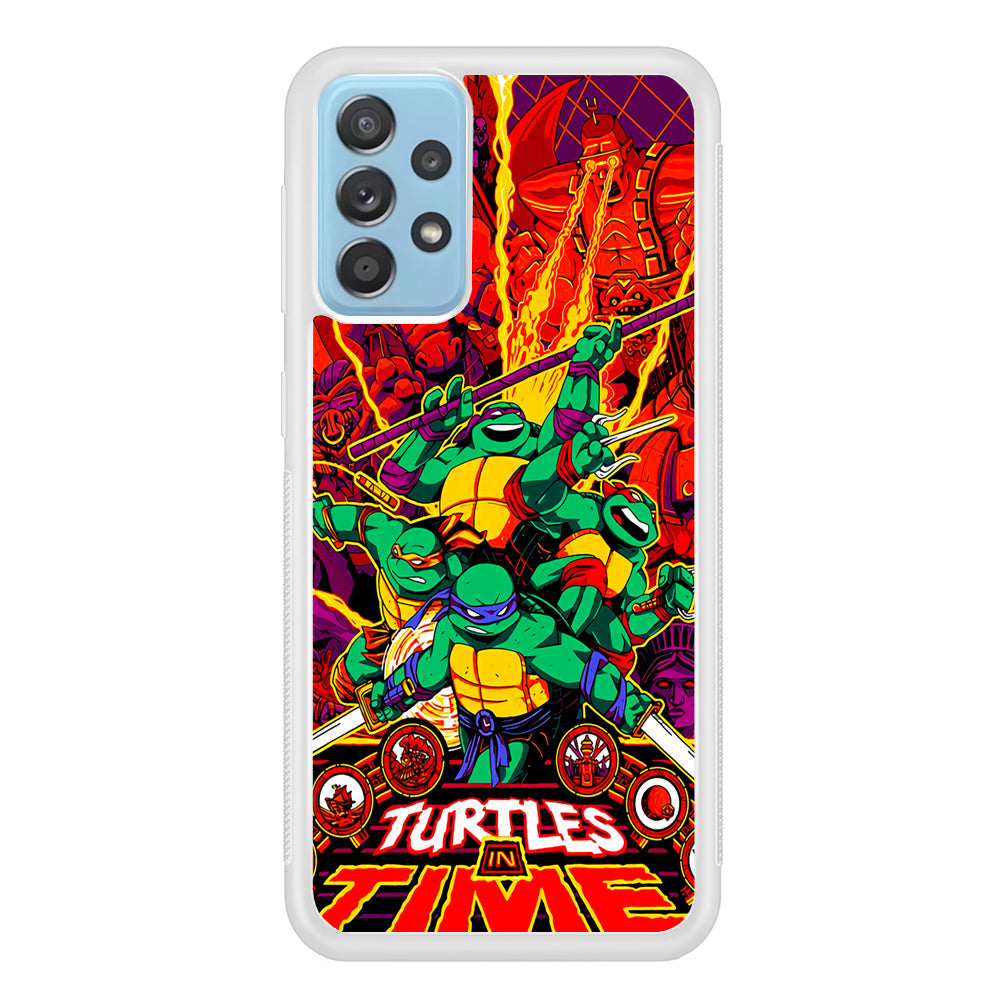 Teenage Mutant Ninja Turtles In Time Poster Samsung Galaxy A52 Case