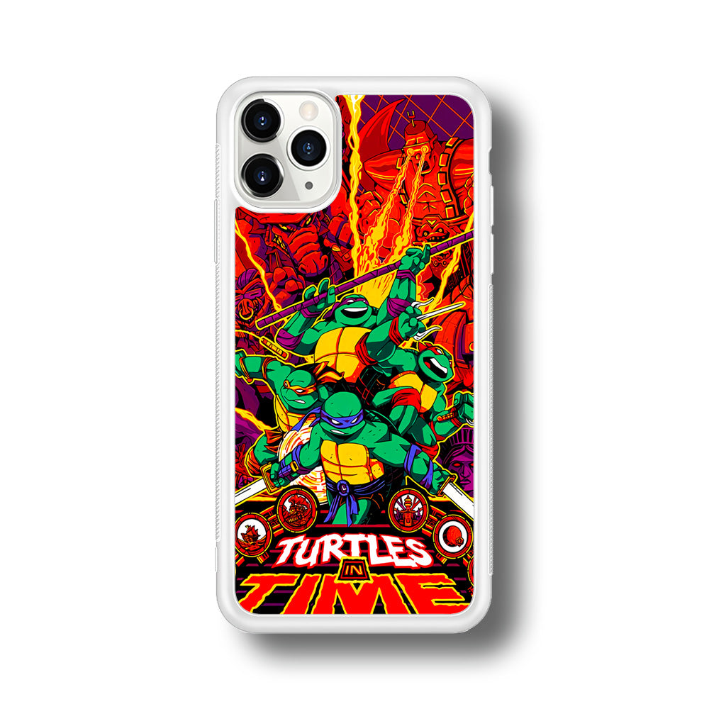 Teenage Mutant Ninja Turtles In Time Poster iPhone 11 Pro Case