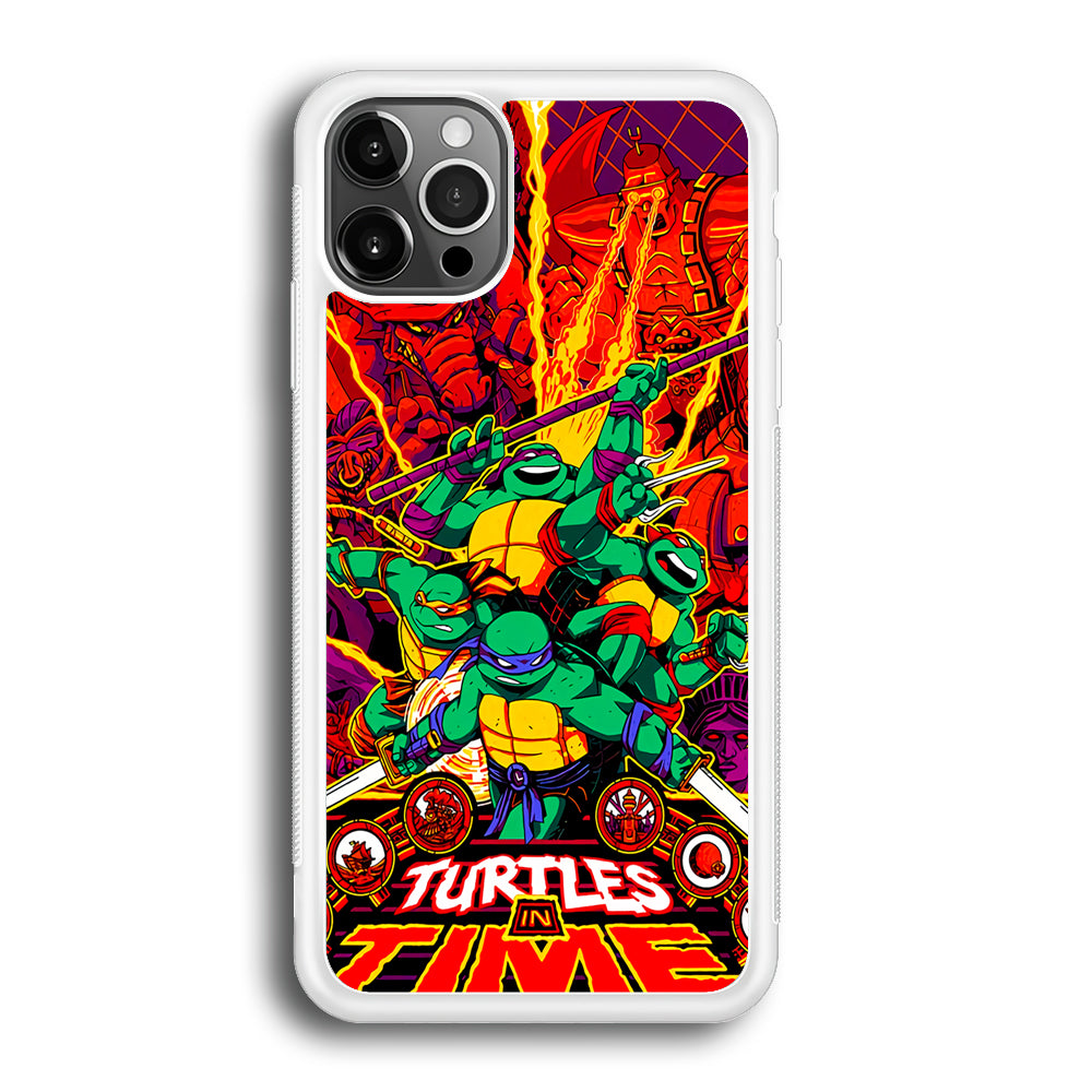 Teenage Mutant Ninja Turtles In Time Poster iPhone 12 Pro Case