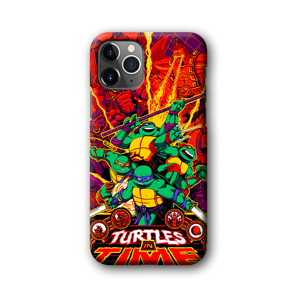 Teenage Mutant Ninja Turtles In Time Poster iPhone 11 Pro Case