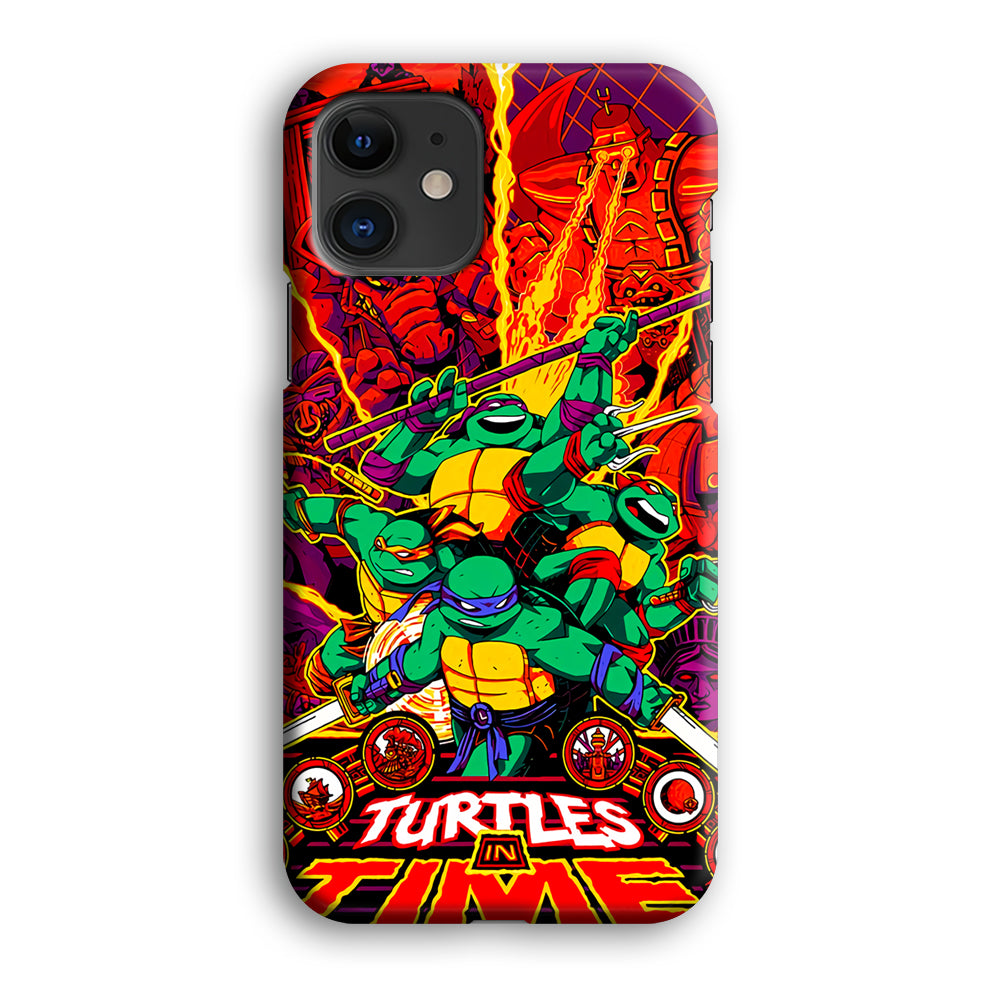 Teenage Mutant Ninja Turtles In Time Poster iPhone 12 Case