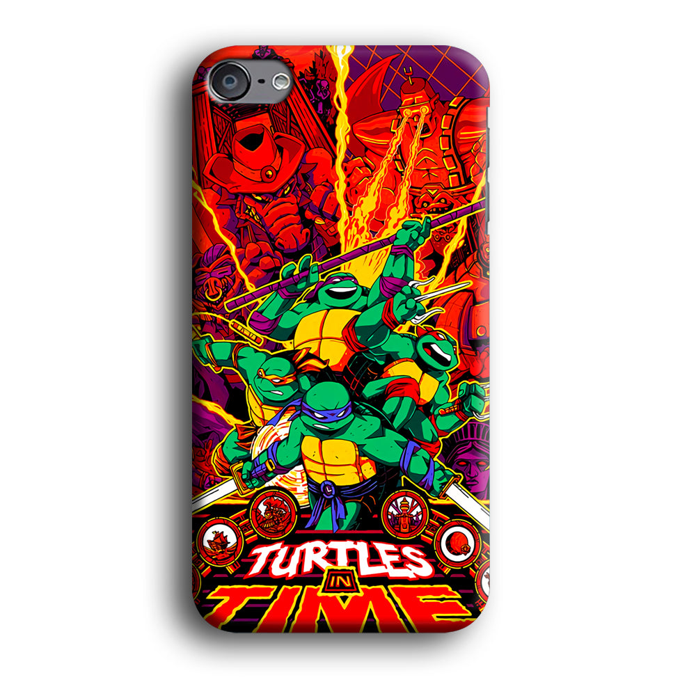 Teenage Mutant Ninja Turtles In Time Poster iPod Touch 6 Case