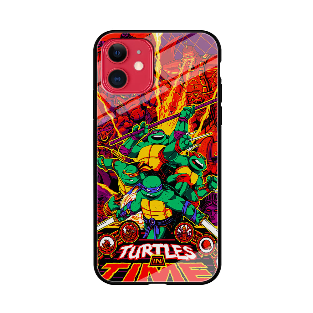 Teenage Mutant Ninja Turtles In Time Poster iPhone 11 Case