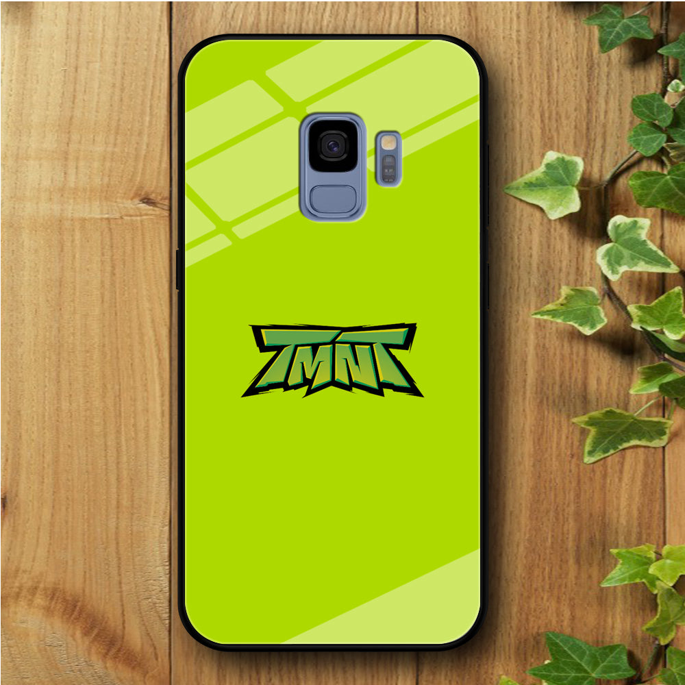 Teenage Mutant Ninja Lime Samsung Galaxy S9 Tempered Glass Case