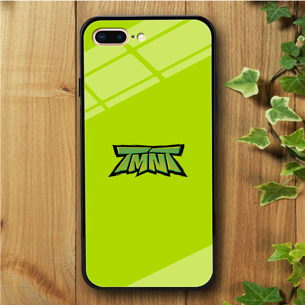 Teenage Mutant Ninja Lime iPhone 8 Plus Tempered Glass Case