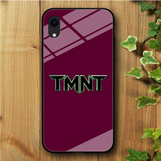 Teenage Mutant Ninja Purple iPhone XR Tempered Glass Case