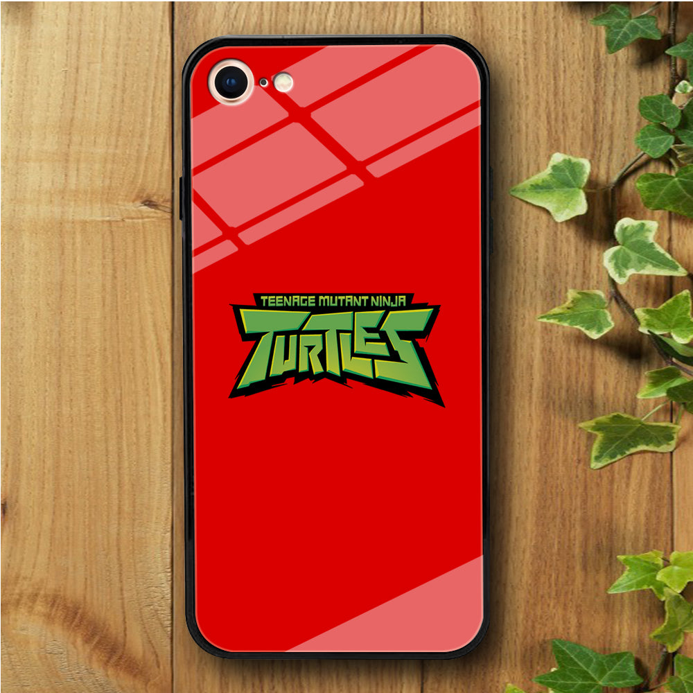 Teenage Mutant Ninja Red iPhone 8 Tempered Glass Case