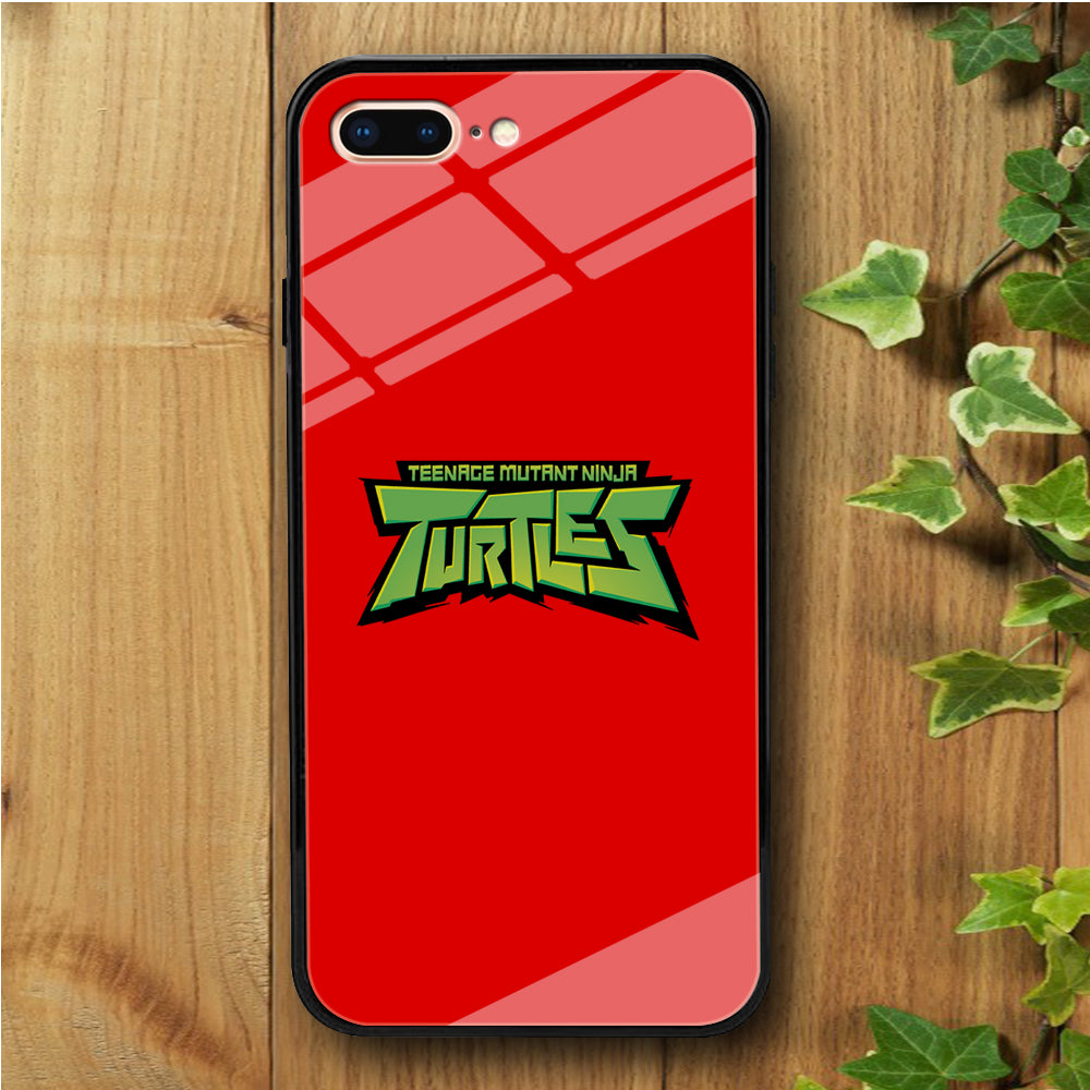 Teenage Mutant Ninja Red iPhone 7 Plus Tempered Glass Case