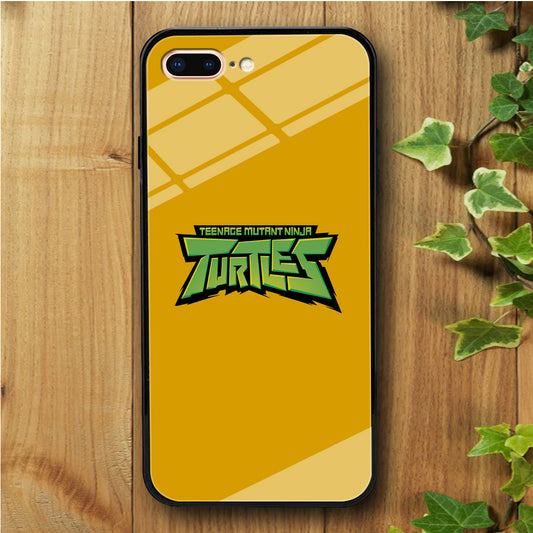 Teenage Mutant Ninja Yellow iPhone 8 Plus Tempered Glass Case