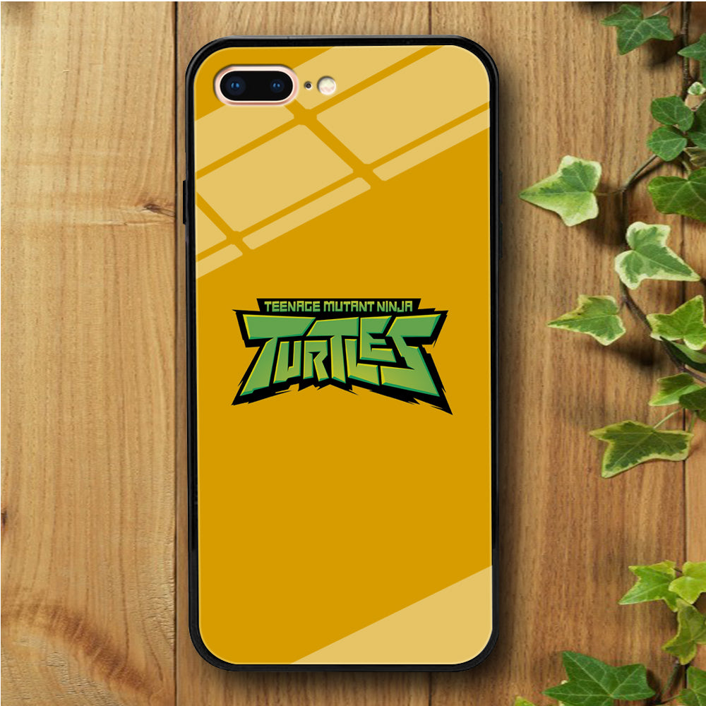 Teenage Mutant Ninja Yellow iPhone 7 Plus Tempered Glass Case