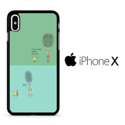 Tennis Meme Angry Ball iPhone X Case