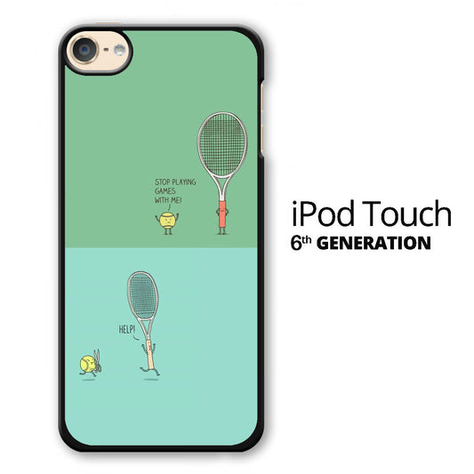 Tennis Meme Angry Ball iPod Touch 6 Case