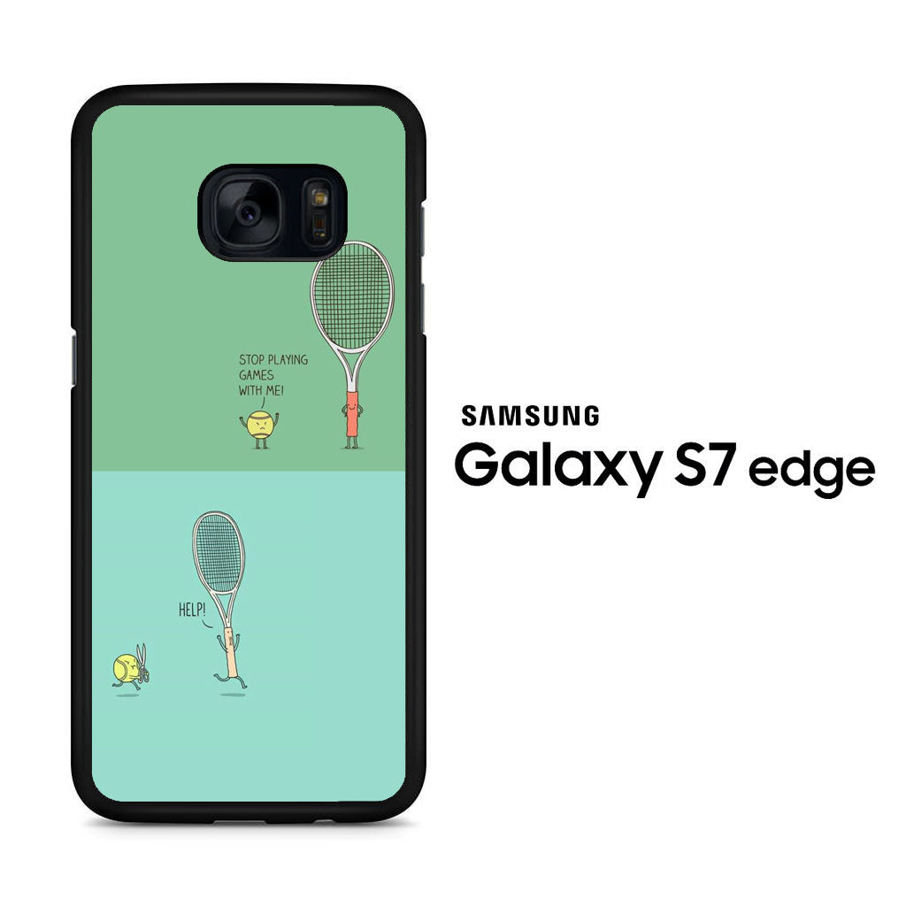 Tennis Meme Angry Ball Samsung Galaxy S7 Edge Case
