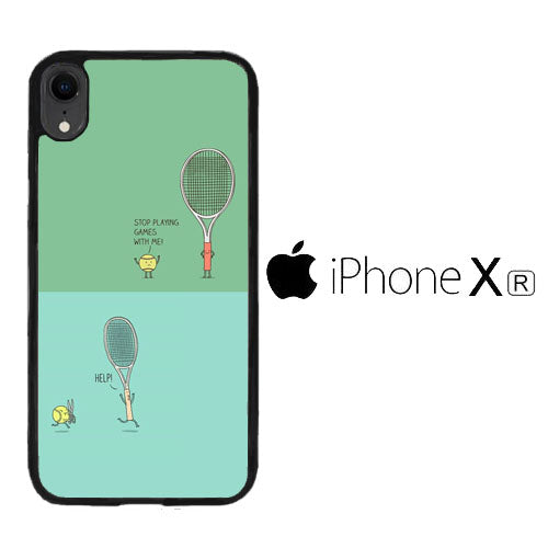 Tennis Meme Angry Ball iPhone XR Case