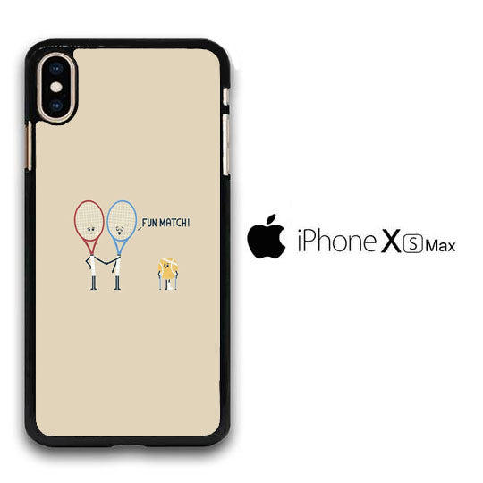Tennis Meme Fun Match iPhone Xs Max Case