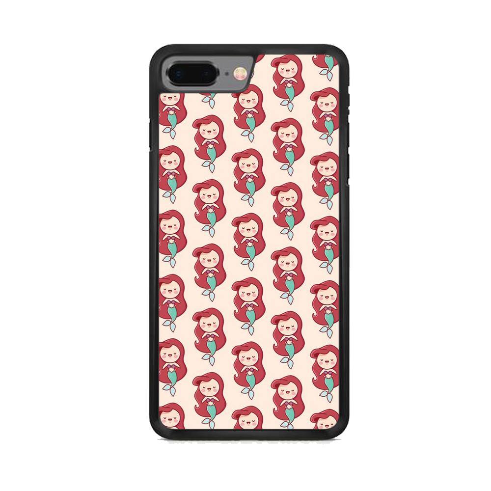 The Little Mermaid Ariel Doodle iPhone 8 Plus Case - ezzyst