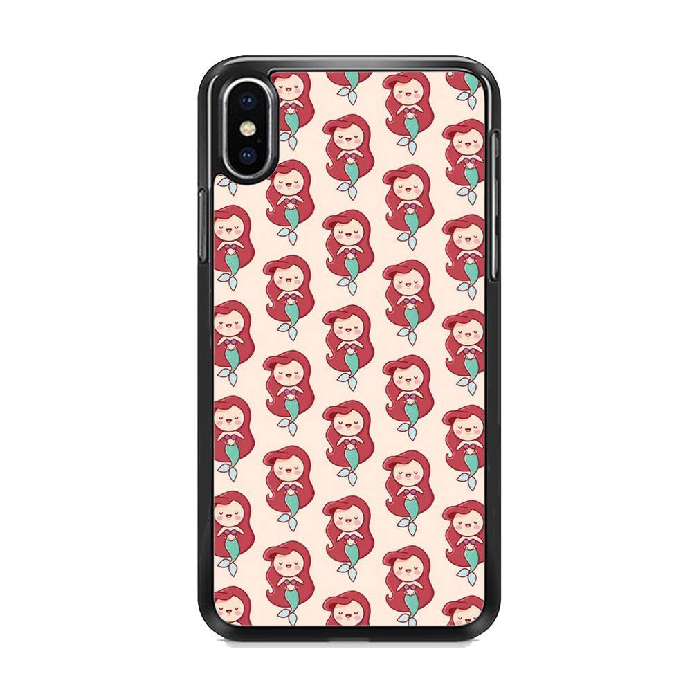 The Little Mermaid Ariel Doodle iPhone Xs Case - ezzyst