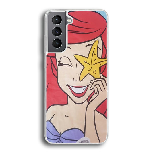The Little Mermaid Ariel Smiel  Samsung Galaxy S21 Plus Case