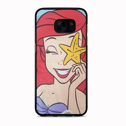 The Little Mermaid Ariel Smile Samsung Galaxy S7 Edge Case - ezzyst