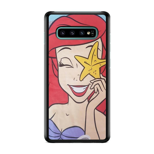 The Little Mermaid Ariel Smile Samsung Galaxy S10 Plus Case - ezzyst