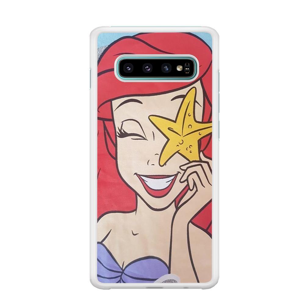 The Little Mermaid Ariel Smile Samsung Galaxy S10 Plus Case - ezzyst