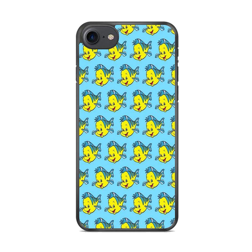 The Little Mermaid Flounder Doodle iPhone 7 Case - ezzyst