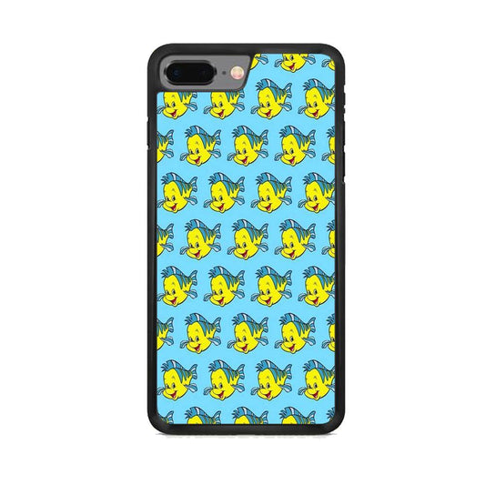 The Little Mermaid Flounder Doodle iPhone 8 Plus Case - ezzyst