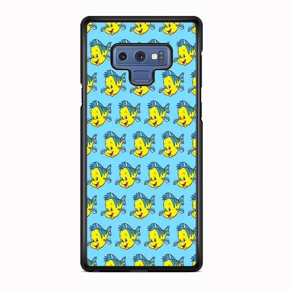 The Little Mermaid Flounder Doodle Samsung Galaxy Note 9 Case - ezzyst