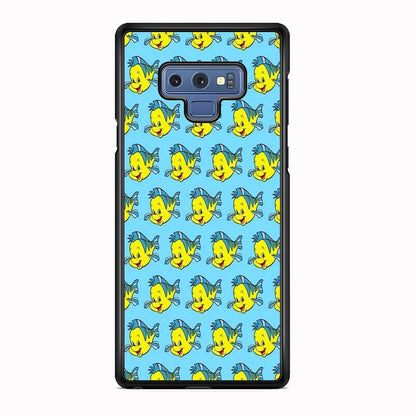 The Little Mermaid Flounder Doodle Samsung Galaxy Note 9 Case - ezzyst