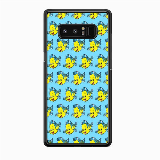 The Little Mermaid Flounder Doodle Samsung Galaxy Note 8 Case - ezzyst
