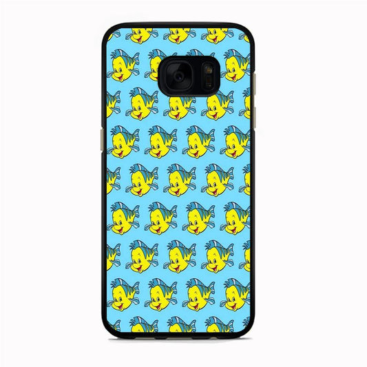 The Little Mermaid Flounder Doodle Samsung Galaxy S7 Case - ezzyst