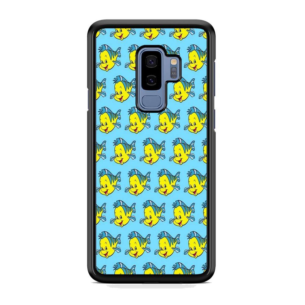 The Little Mermaid Flounder Doodle Samsung Galaxy S9 Plus Case - ezzyst
