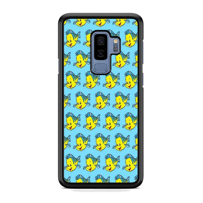 The Little Mermaid Flounder Doodle Samsung Galaxy S9 Plus Case - ezzyst