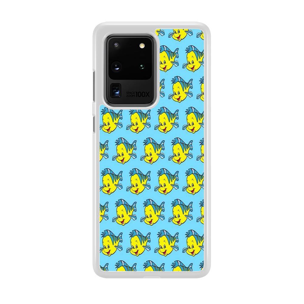 The Little Mermaid Flounder Doodle Samsung Galaxy S20 Ultra Case - ezzyst