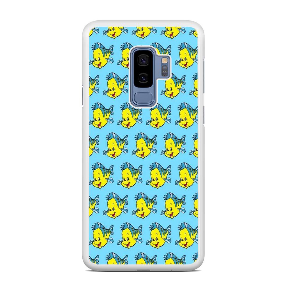The Little Mermaid Flounder Doodle Samsung Galaxy S9 Plus Case - ezzyst