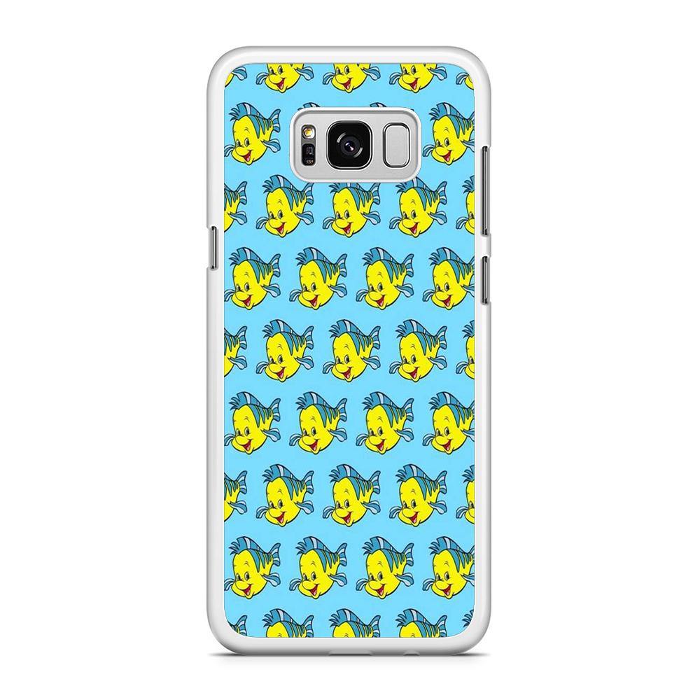 The Little Mermaid Flounder Doodle Samsung Galaxy S8 Plus Case - ezzyst