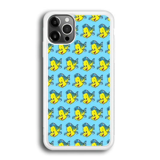 The Little Mermaid Flounder Doodle iPhone 12 Pro Case