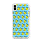 The Little Mermaid Flounder Doodle iPhone X Case - ezzyst