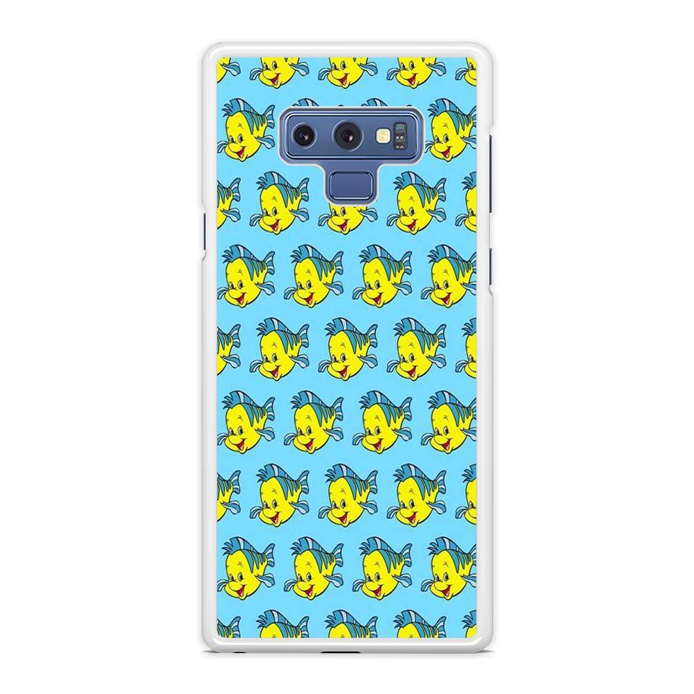 The Little Mermaid Flounder Doodle Samsung Galaxy Note 9 Case - ezzyst